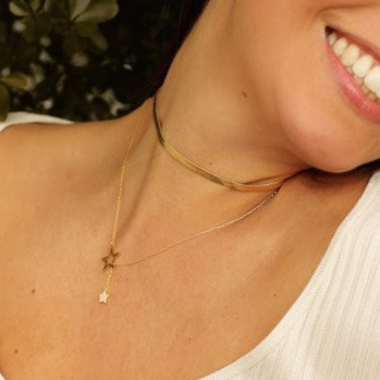 Starlight Necklace, 18k Gold